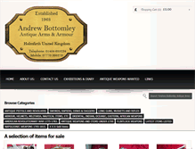 Tablet Screenshot of andrewbottomley.com